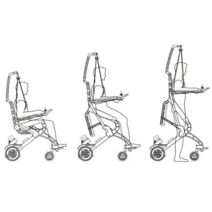 Rehabilitation device for lifting a person Robot for training walking - Фото 5