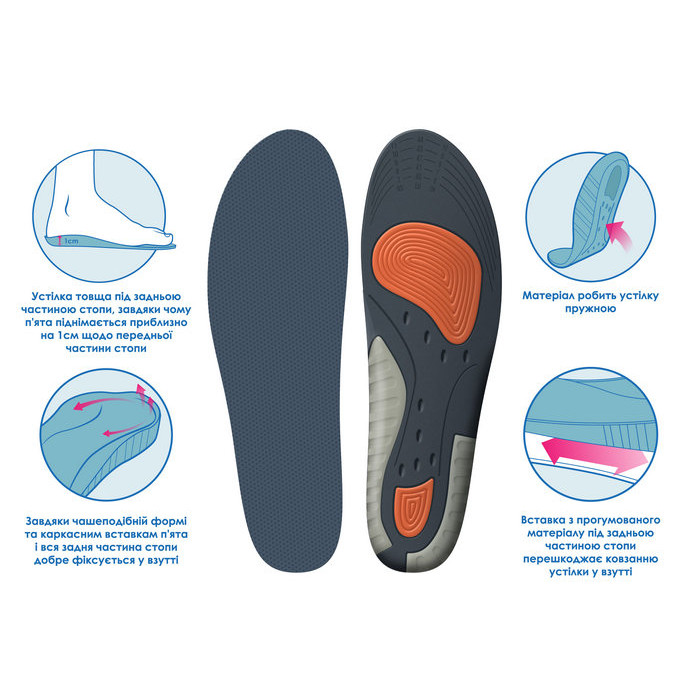 Insoles 4Rest Orto Foot Support 09-203 p.40-45 - Фото 2