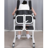 A chair with a toilet on wheels with a hydraulic lift - Фото 3