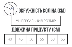 Таблиця размірів